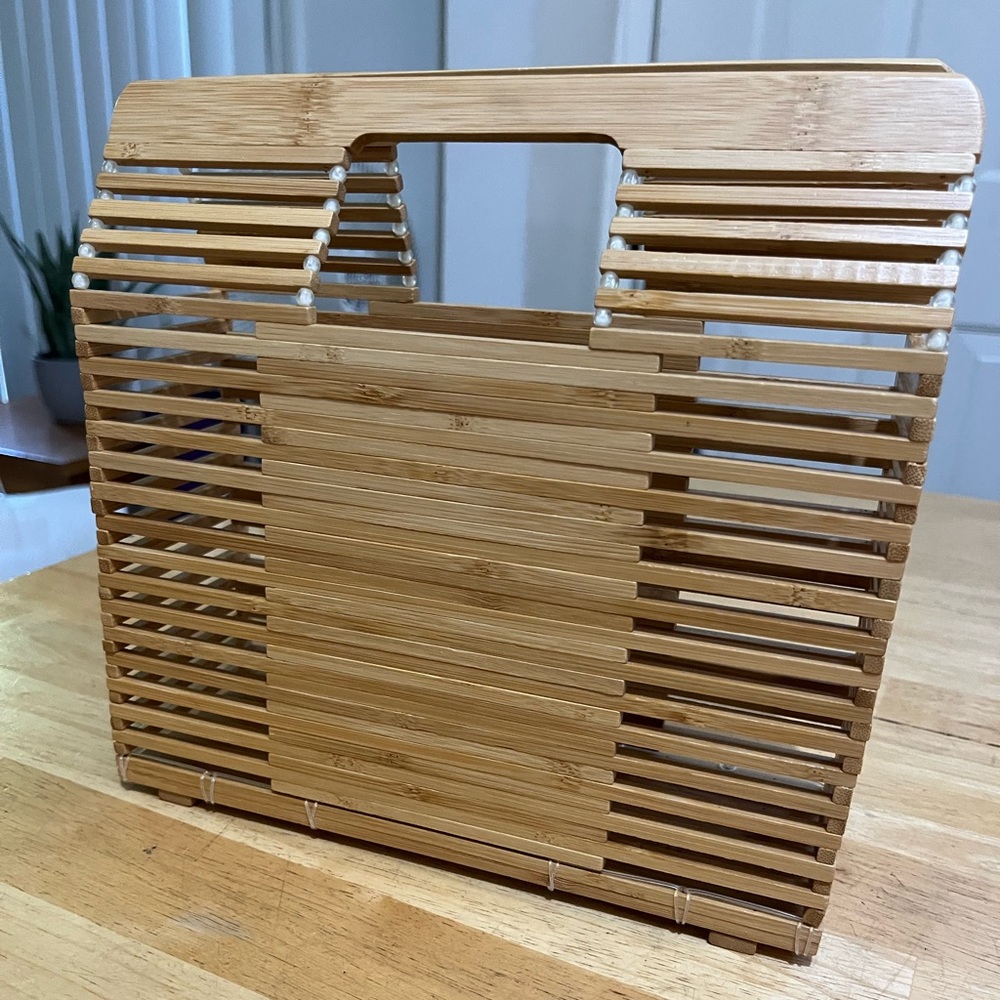 C&C California wooden bag, like new!